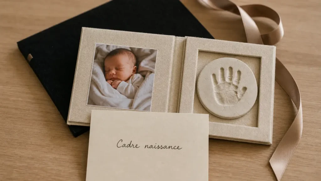 Photo, empreinte ou toile : quel cadre souvenir naissance choisir pour durer ?