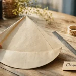 Comment faire un chapeau rond en papier : pliage A4 à A1, bord 2-5 cm
