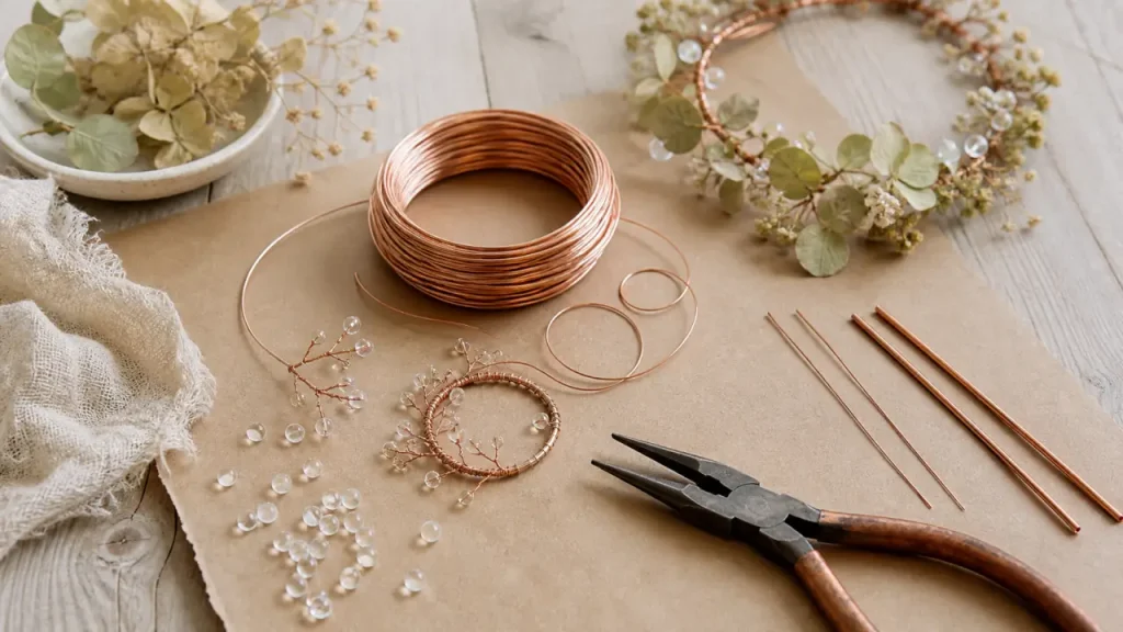 Fil de fer souple loisirs créatifs : bien choisir la matière selon bijoux, déco ou fleurs