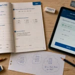 Jeux éducatifs CE1 : exercices maths et français sur cahier et tablette