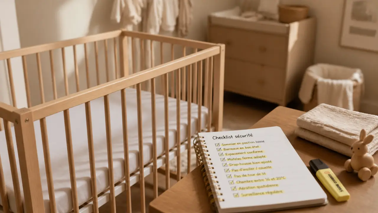 Lit bébé Orchestra 60x120 ou 70x140 : sécurité