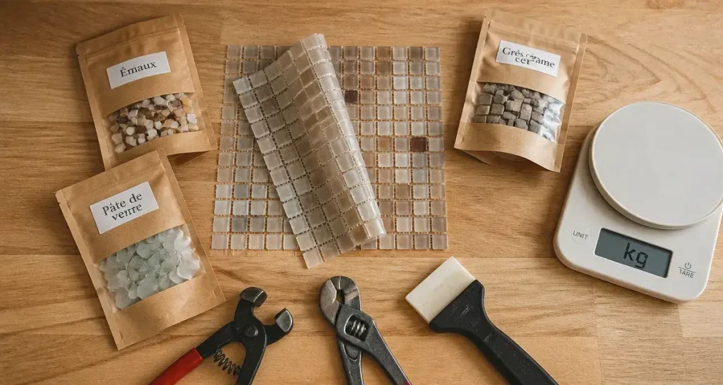 Mosaïque en loisirs créatifs : matériaux, outils et calculs pour réussir vos projets