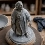 Moulage figurine latex : figurine avec moule en couches de latex