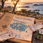 Activités enfants morbihan : carte du Golfe du Morbihan et sortie famille
