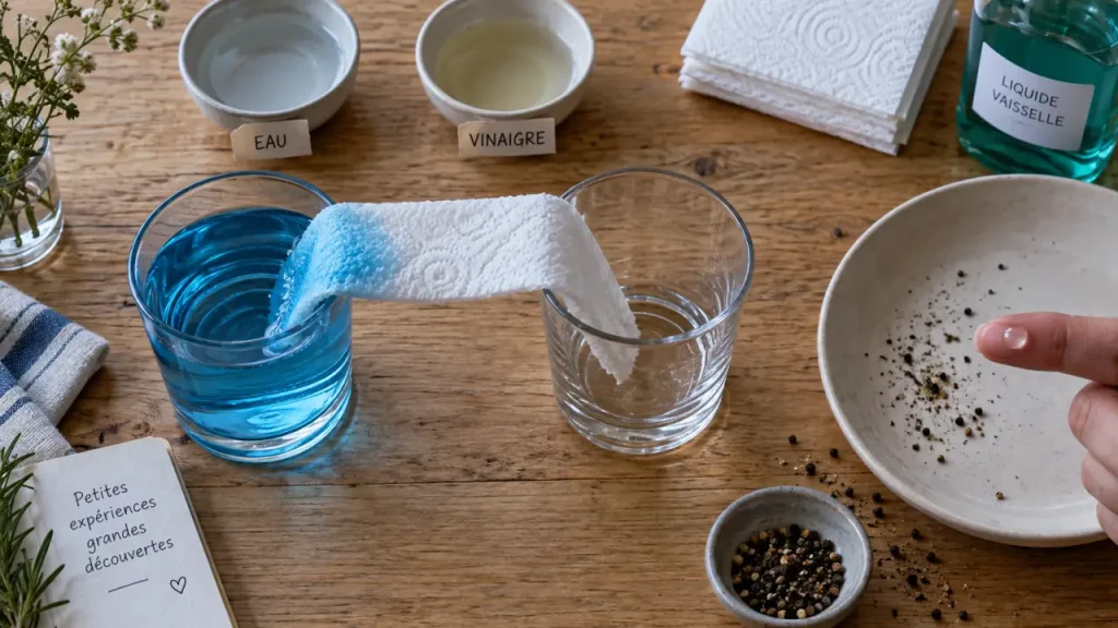 5 expériences scientifiques pour transformer la cuisine en laboratoire avec du matériel courant