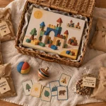 Cadeau anniversaire enfant : boîte de jeu et pochettes surprises