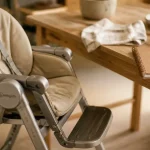 Chaise haute babygo évolutive en intérieur cuisine