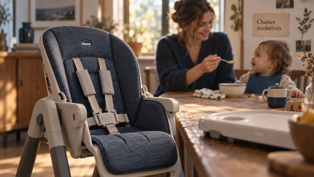 Chaise haute évolutive Chicco : comment choisir le modèle idéal pour accompagner la croissance de votre enfant