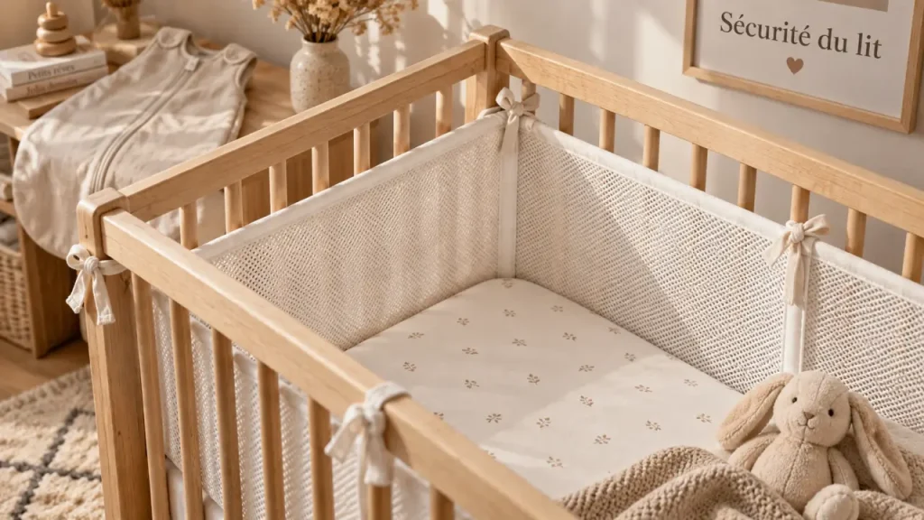 Contour de lit de bébé : retirez-le dès que votre enfant se met debout