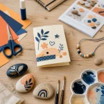 Idées loisirs créatifs : matériel pour débutants sur table