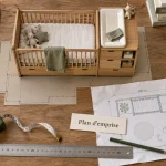 Lit bébé avec table à langer : mesures pour optimiser l’espace de la chambre