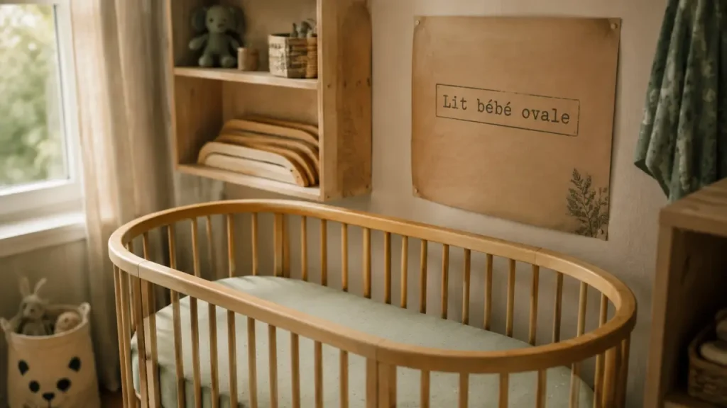 Lit bébé ovale 7-en-1 : sécurité, évolutivité et dimensions à vérifier avant d’acheter