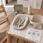 Stokke chaise haute Tripp Trapp avec accessoires évolutifs, assise réglée