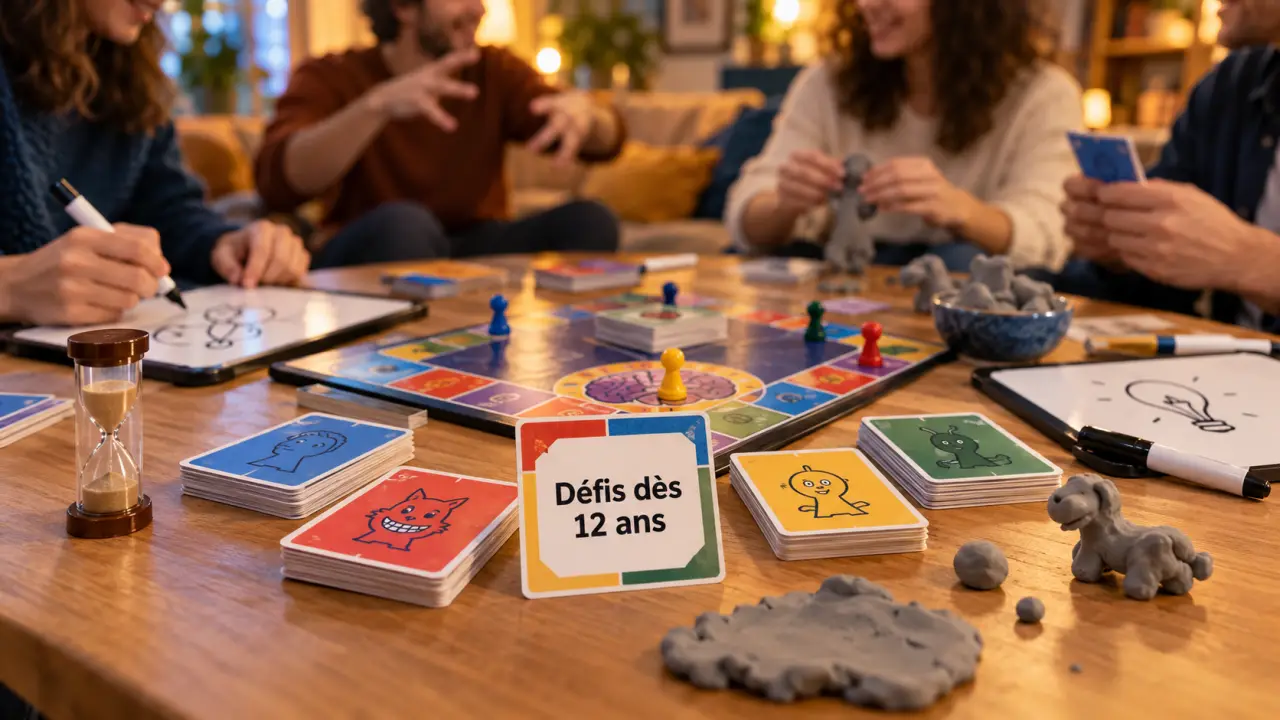 Jeux de société Cranium : plateau et cartes, défis dès 12 ans