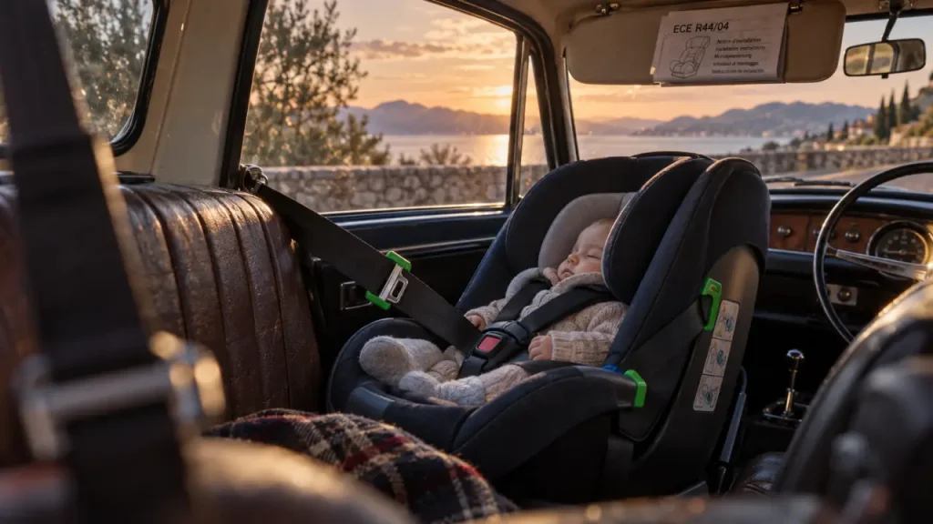 Siège auto bébé sans Isofix : 5 contrôles pour une installation sûre