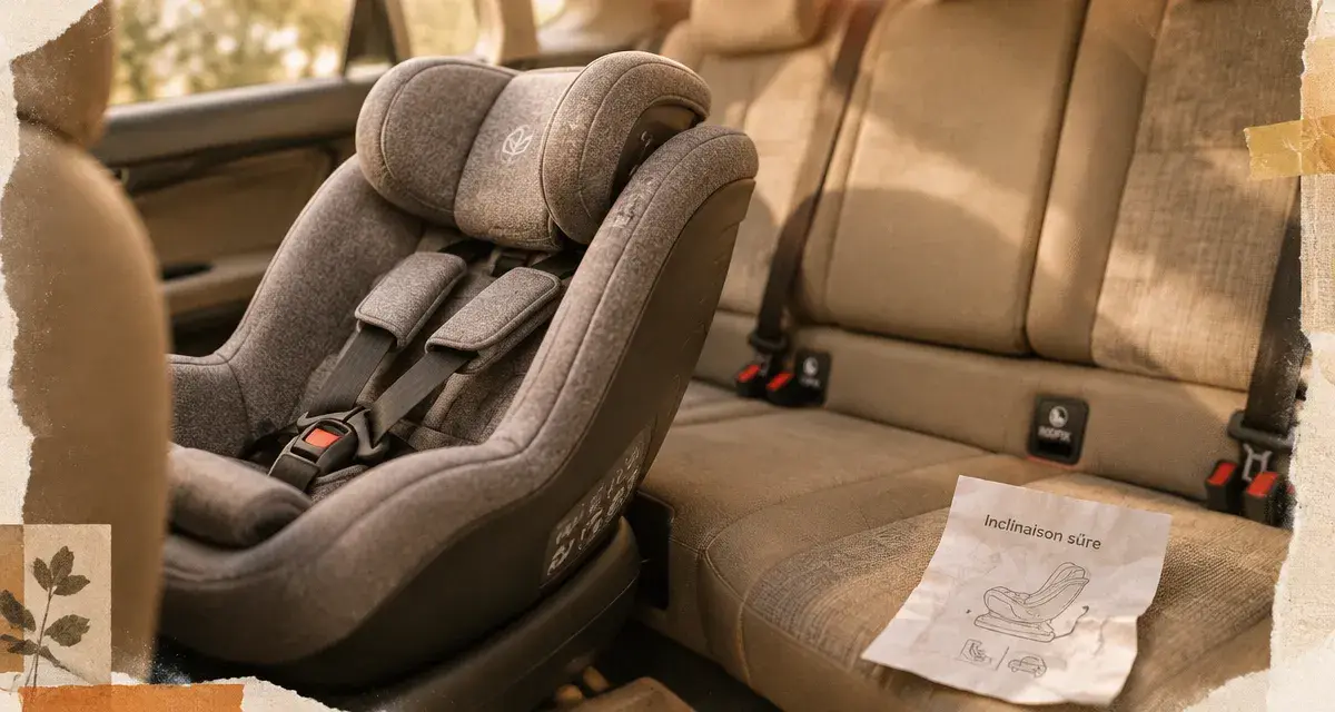 Siège auto inclinable pour long trajet : confort et sécurité