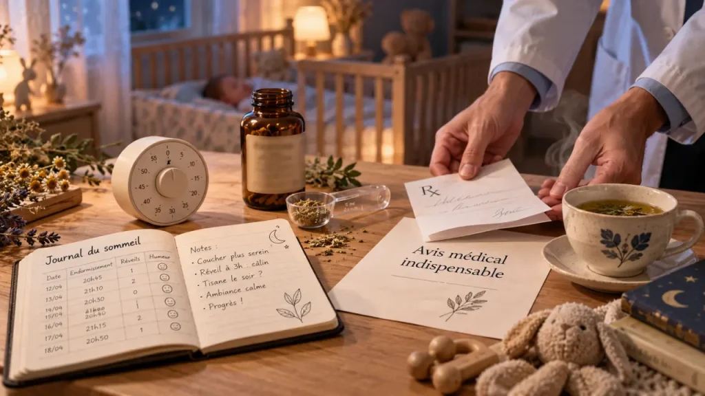 Sirop sommeil bébé efficace : l’âge et la composition comptent plus que les promesses